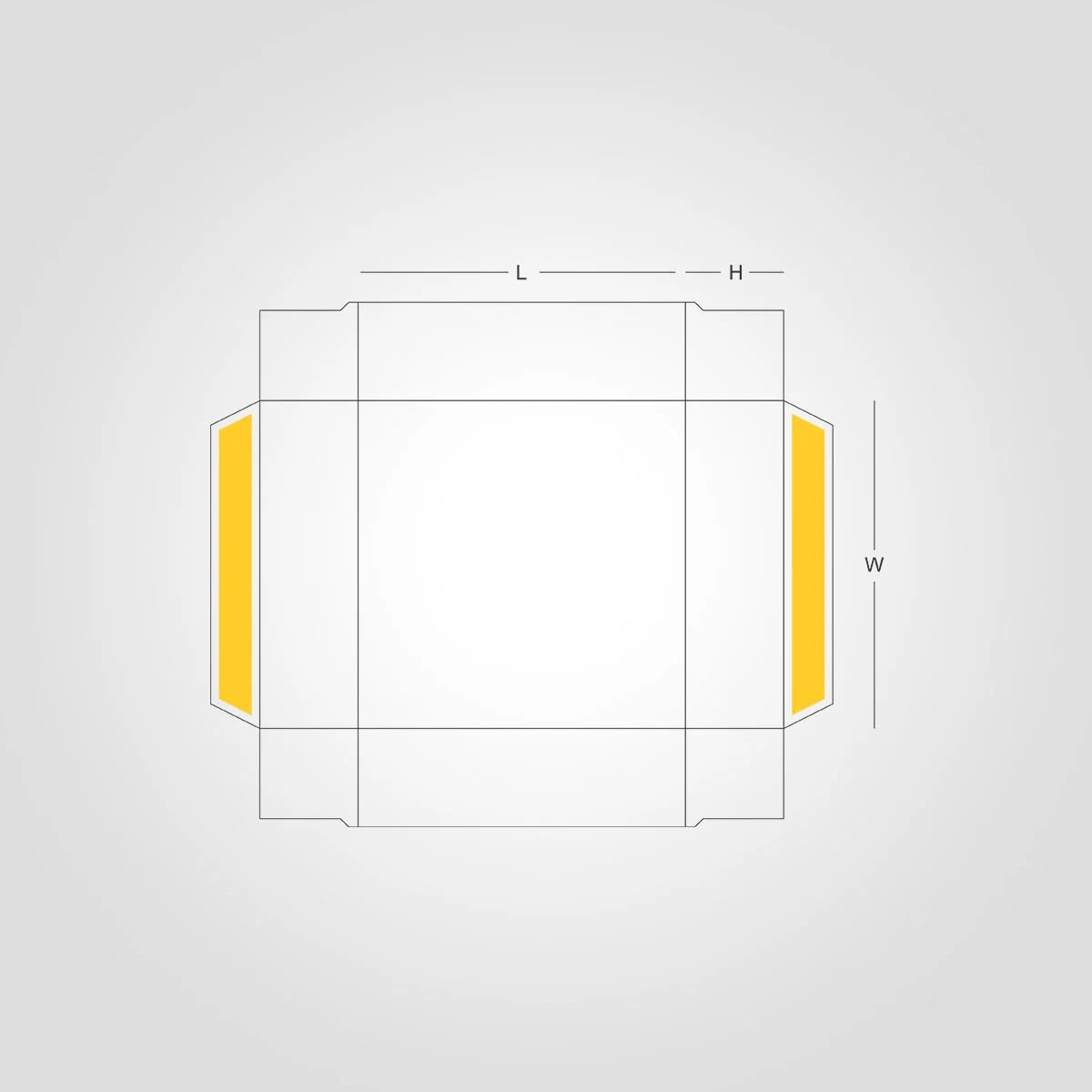 Custom Printed Four Corner Tray Boxes