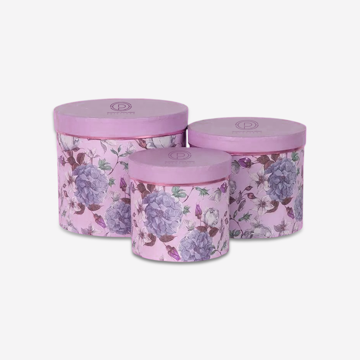 Round Packaging with lids