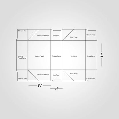 Custom Printed Four Corner Cake Boxes