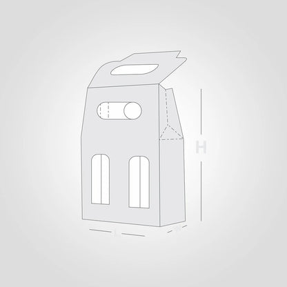 Custom Printed Gable Bag Bottom Hanger
