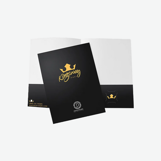 Custom Printed Folders with Foiling
