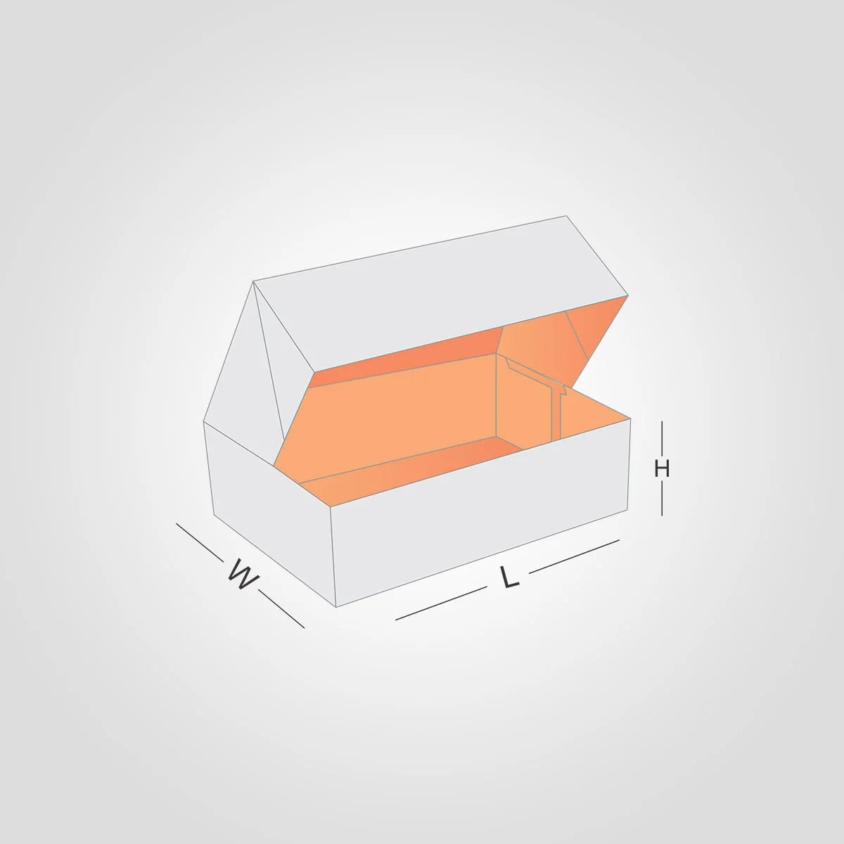 Custom Printed Four Corner Cake Boxes