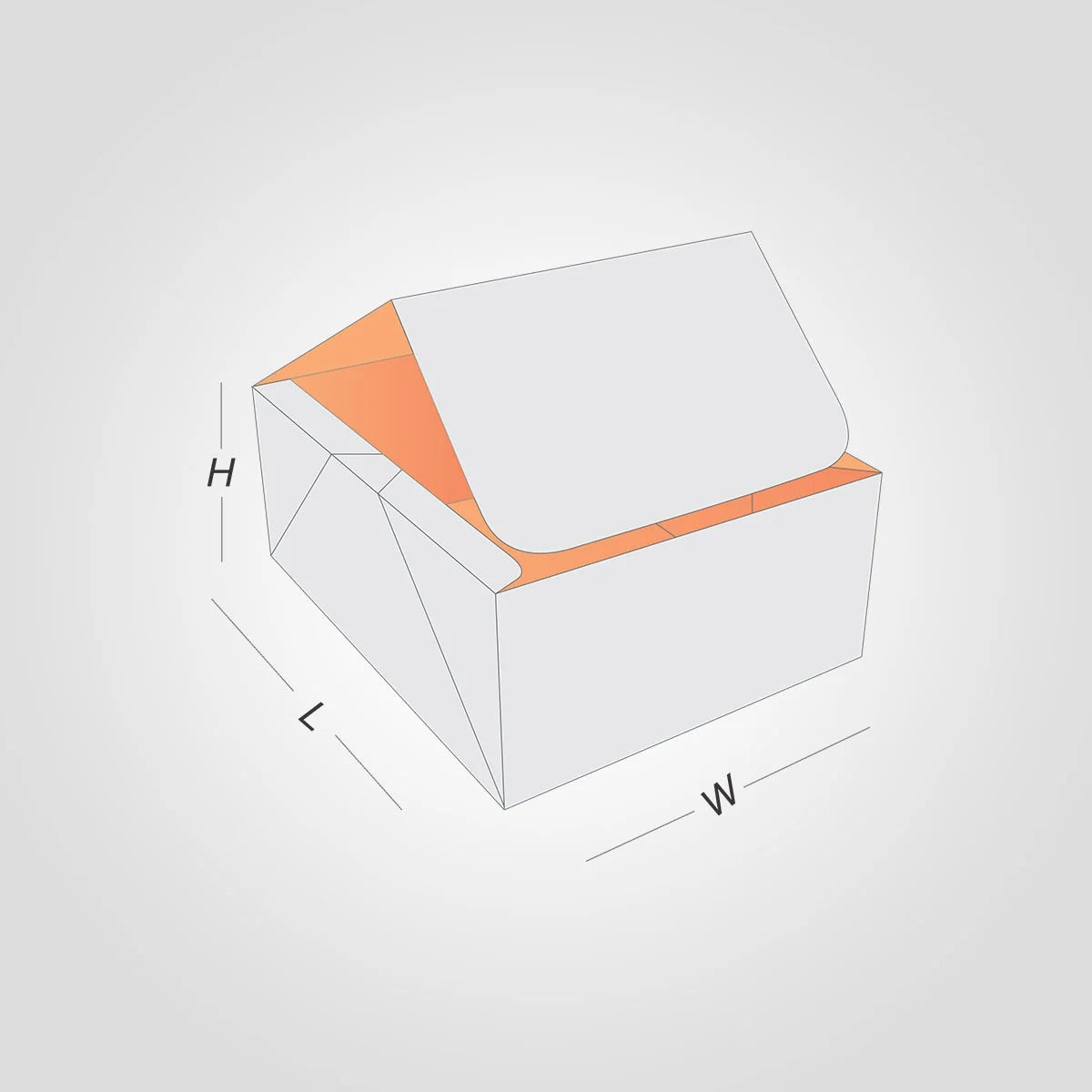 Custom Printed Four Corner with Display Lid Boxes